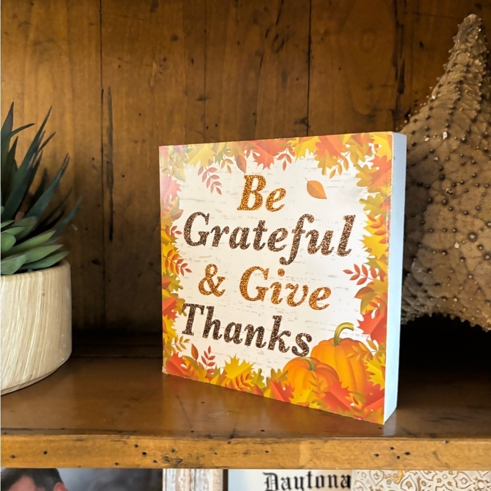 Autumn Themed Decorative Sign